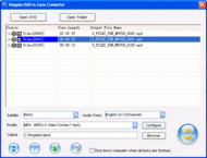 Kingdia DVD to Zune Converter screenshot